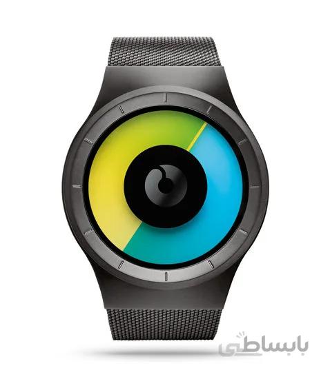 ساعت زیرو ZIIIRO مدل CELESTE GUNMETAL/COLORED