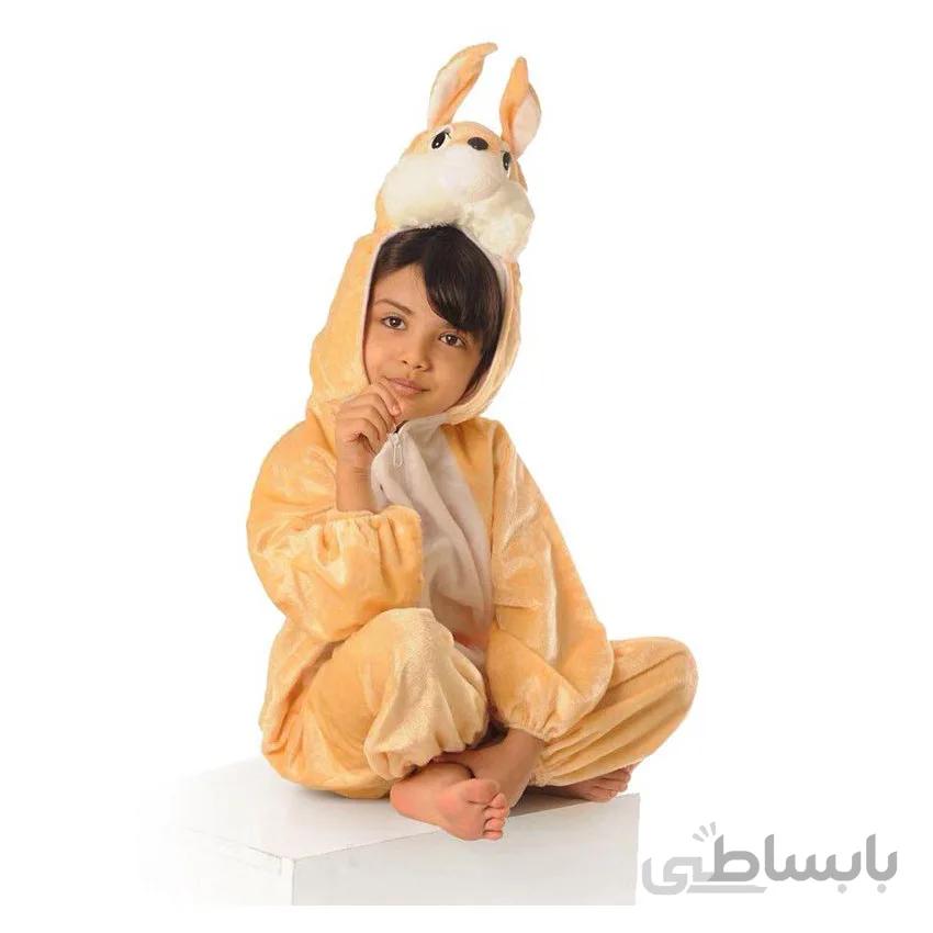 عروسک تن پوش حیوانات شادی رویان مدل خرگوش (سایز 1)