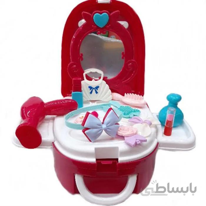 کوله آرایشی اسباب بازی مدل 678-303A ا رنگ قرمز