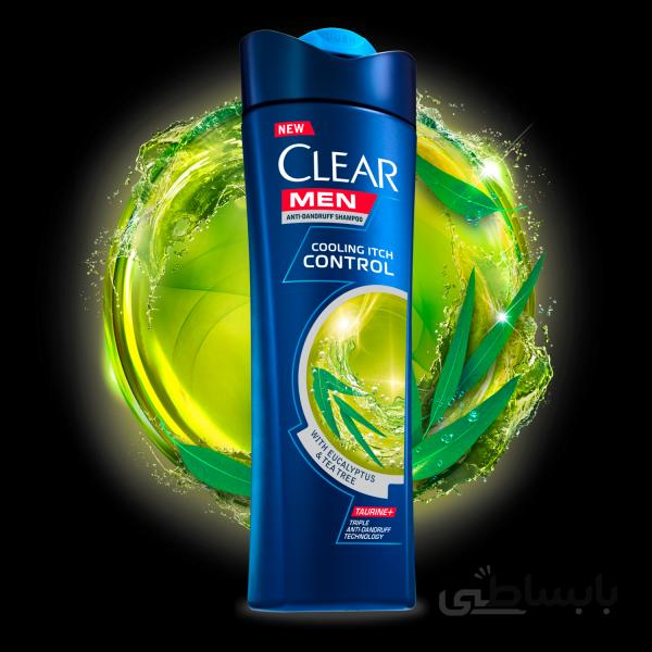 شامپو نعنایی ضد شوره کلیر ۱۶۵میل – همراه با خواص اکالیپتوس و درخت چای – Clear anti-dandruff Shampoo – with eucalyptus & tea tree