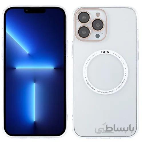 کاور شفاف مگ سیف دار برند توتو مدل AA-176 مناسب برای iPhone 13 Pro Max