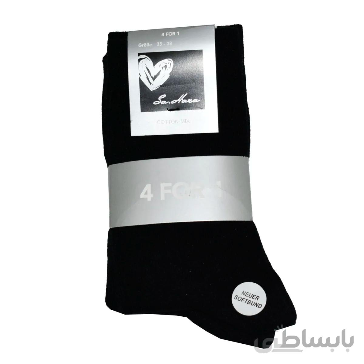 جوراب مردانه سا هارا مدل RS-1001 بسته 4 عددی