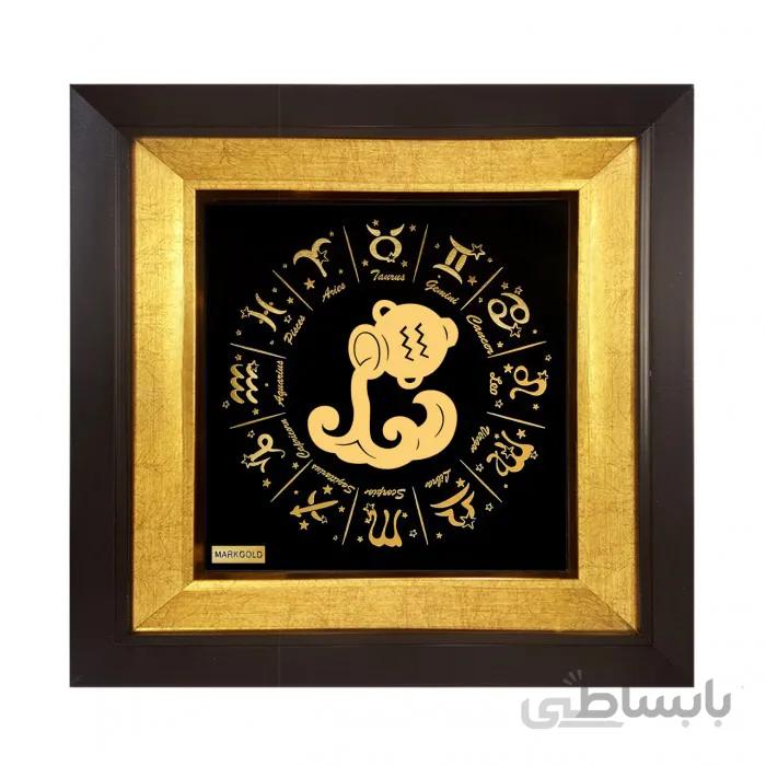 تابلو طلاکوب نماد ماه تولد بهمن TS11