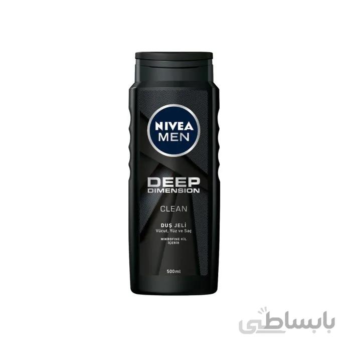 شامپو مو و بدن مردانه نیوآ مدل Deep حجم 500 میلی لیتر
