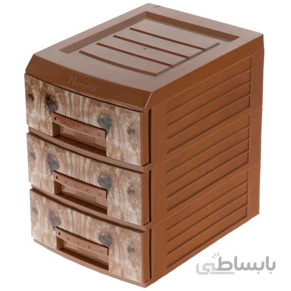 دراور بزرگ اریا کشو ساده 3 طبقه هومکت سفید