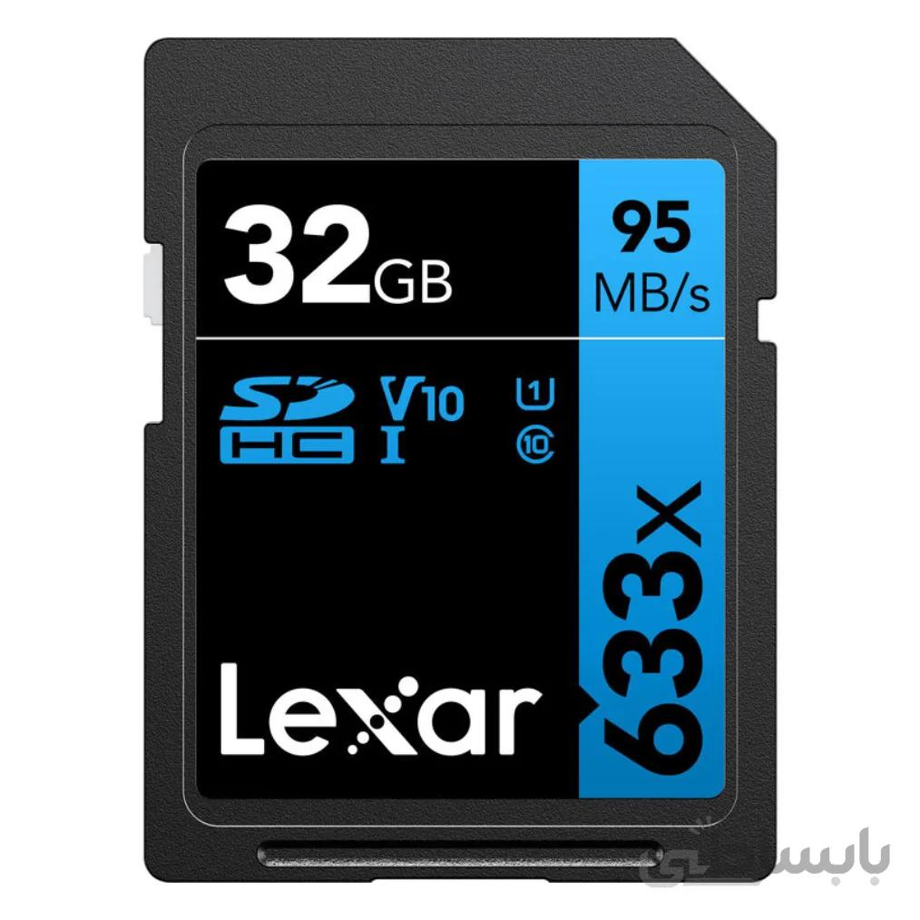 کارت حافظه Lexar 32GB Professional 633x UHS-I SDHC Memory Card