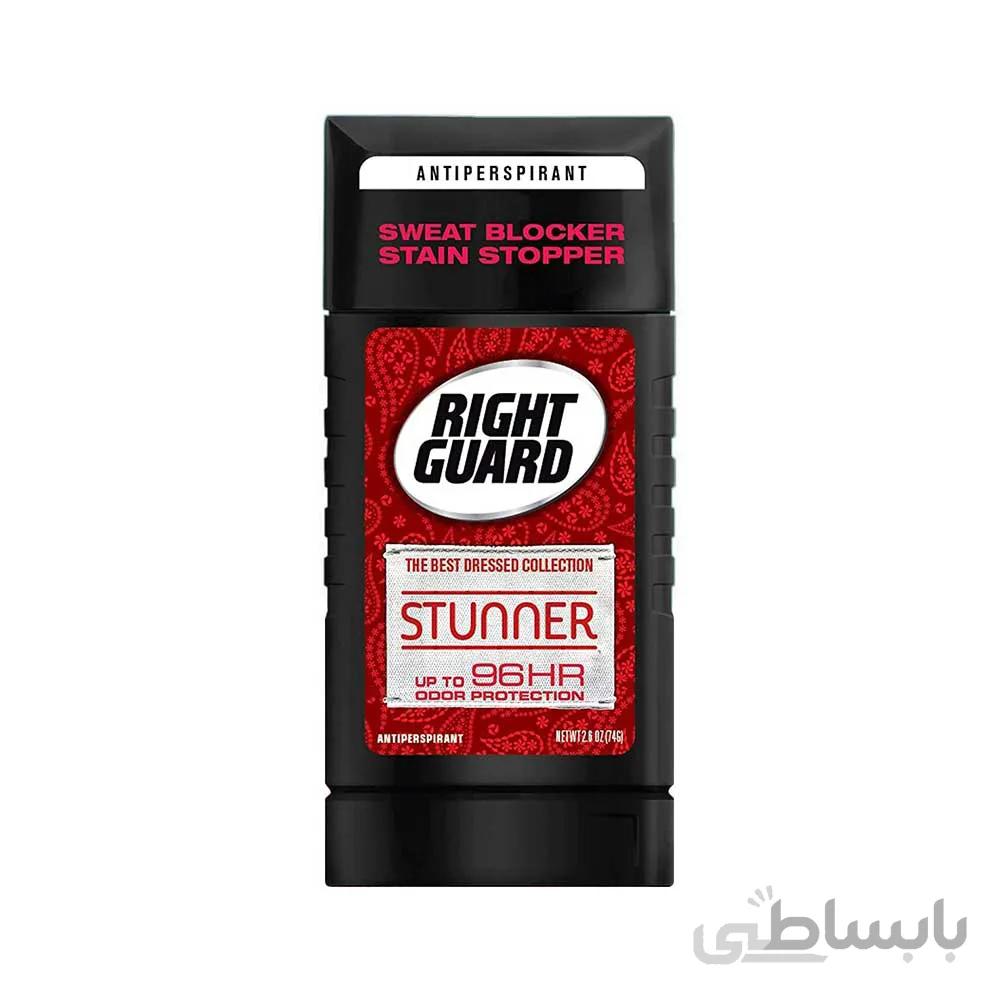 استیک ضد تعریق رایت گارد مدل stunner در حجم 73میلی لیتر ا Wright Guard Stunner antiperspirant stick 73ml
