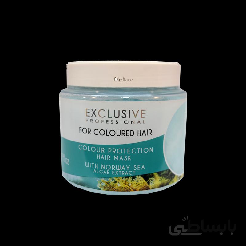 ماسک مرطوب کننده مو برای موهای رنگ شده اکسکلوسیو Exclusive