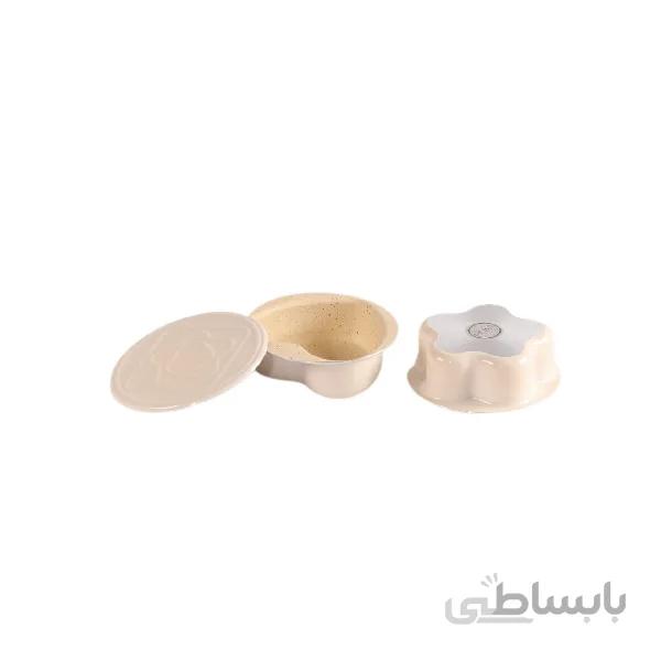 قالب کیک و ژله مدل hera مجموعه 3 عددی سفید