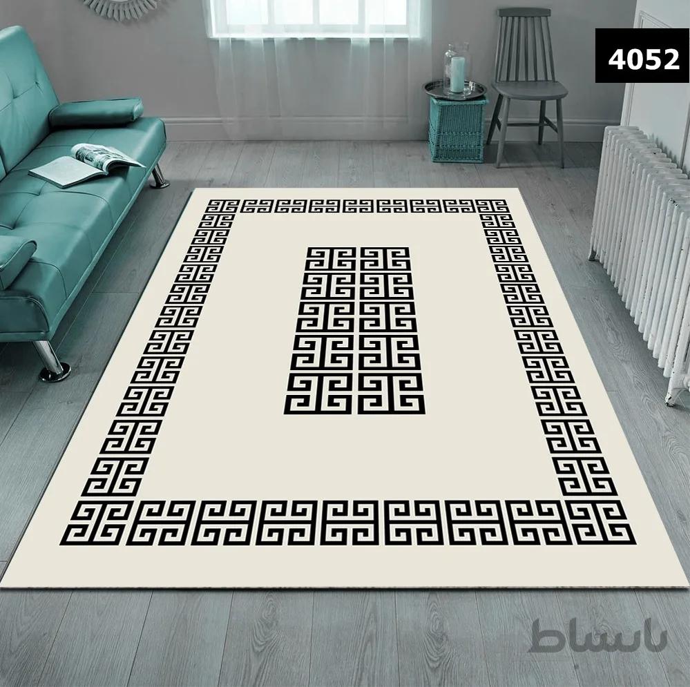روفرشی کشدوز مخمل ترک کد 4052 سایز 400 300 سانتی متر 12متری