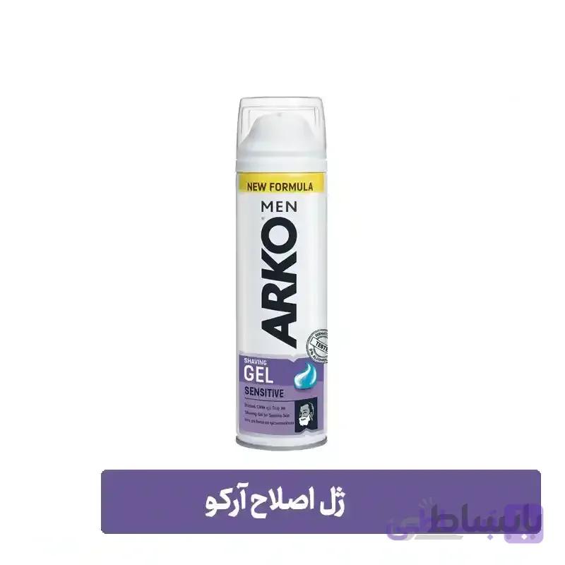 ژل اصلاح صورت مردانه آرکو ۲۰۰ میل مدل SENSITIVE