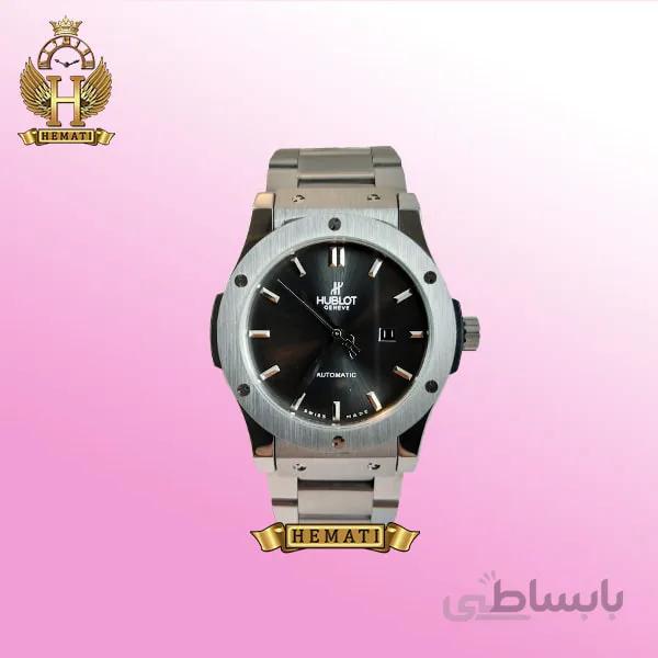 ساعت مردانه هابلوت اتومات Hublot HUAM100 استیل (طوسی)