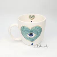 ماگ چشم نظر سرامیکی و دستساز طرح ۲4