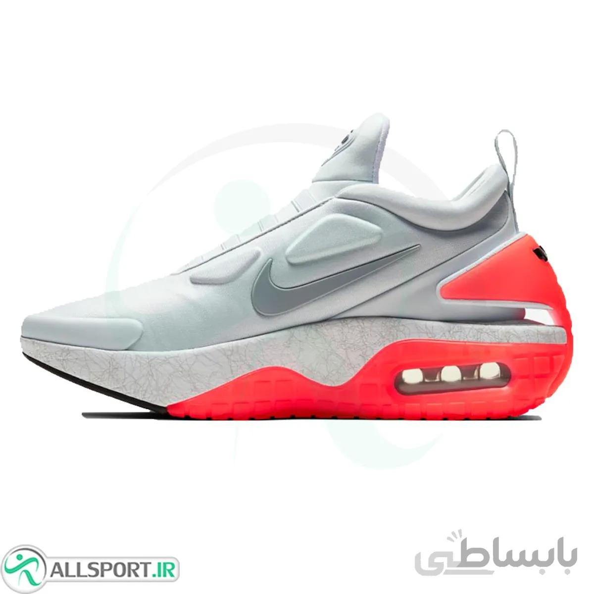 کتانی رانینگ مردانه نایک طرح اصلی Nike Air Max Adapt Grey Orange