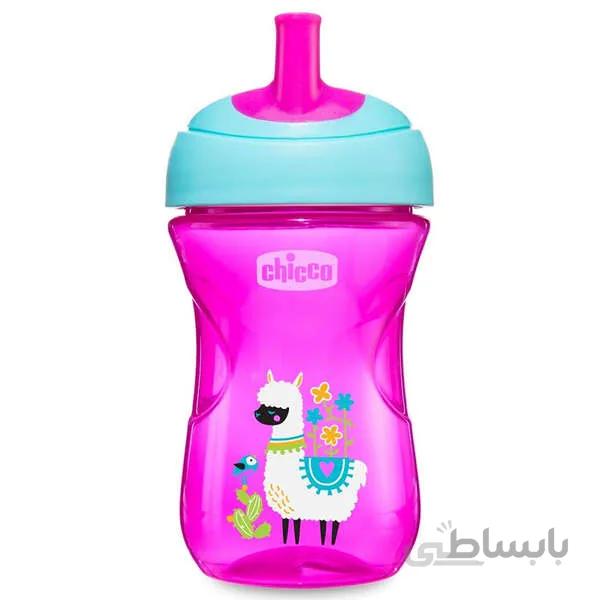 لیوان +12 ماه سرخابی چیکو Chicco advanced cup