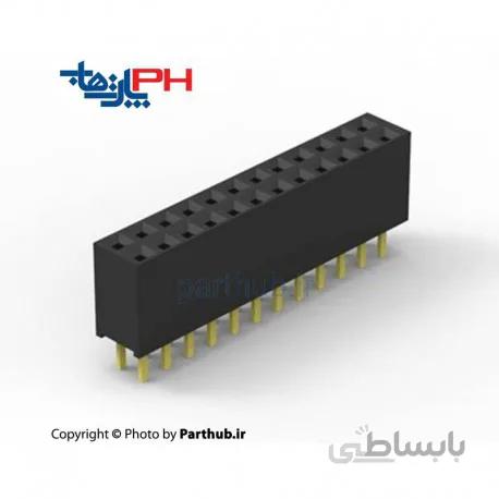 پین هدر مادگی 2x40 صاف 2mm
