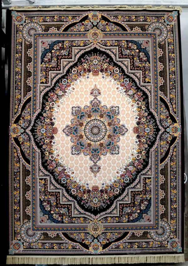 فرش کاشان 1200 شانه طرح بهشت