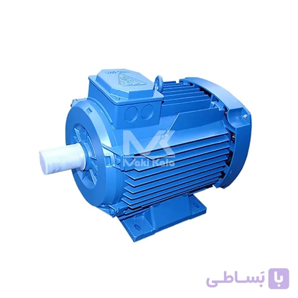 الکتروموتور سه فاز تک دور 3 اسب 2.2 کیلو وات با فریم آلومینیومی موتوژن
