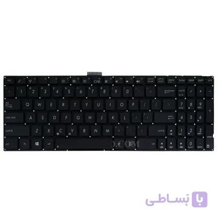 کیبورد لپ تاپ ایسوس X553-X555-P2540U مشکی-اینترکوچک بدون فریم