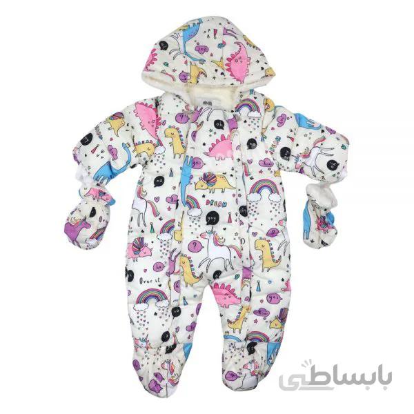 کاپشن سرهمی طرح یونیکورن سفید Mother’s babybear