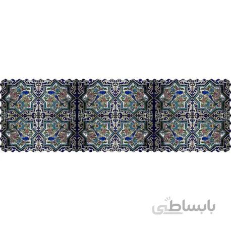 رانر مخمل کاشی گل مرغ