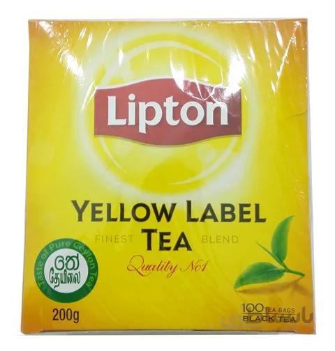 چای کیسه ای لیپتون LIPTON با طعم ساده 100 عددی