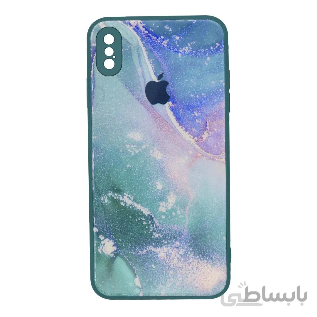 قاب گوشی اپل iPhone XS Max ماربل طرح سنگ مرمر کد MRB-21
