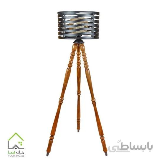 آباژور ایستاده پایه چوبی