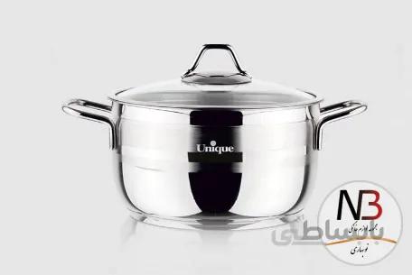 قابلمه استیل سایز 24 یونیک کد 9928