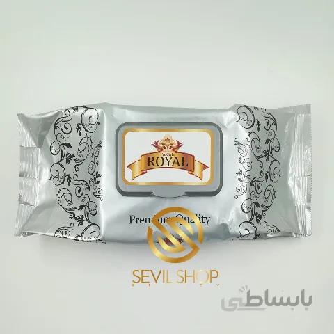دستمال مرطوب رویال 90 برگی