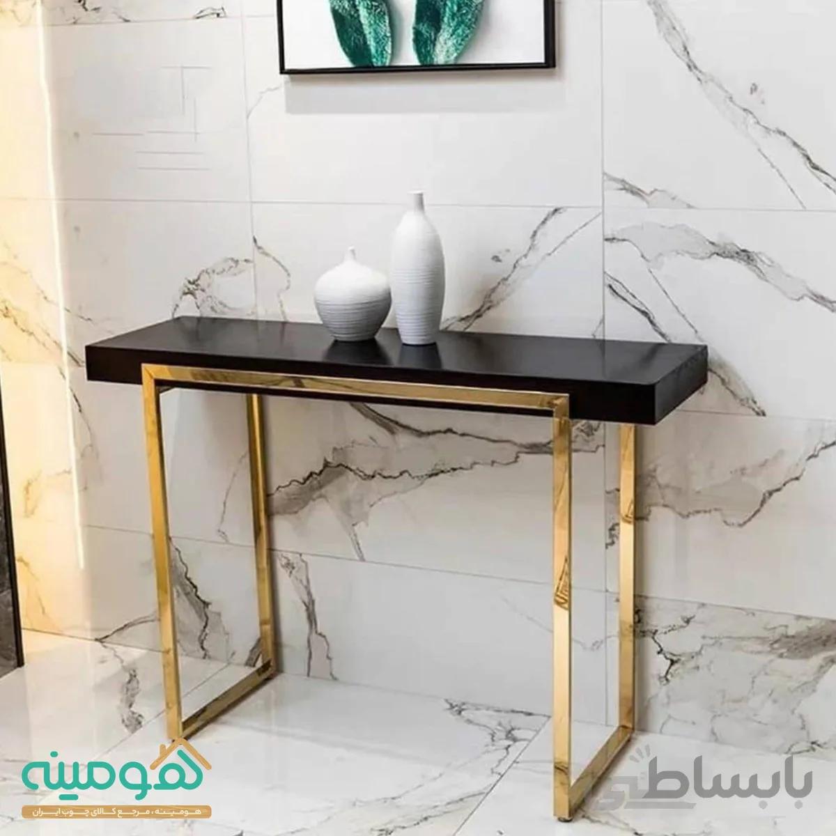 میز کنسول استیل مدل میسا