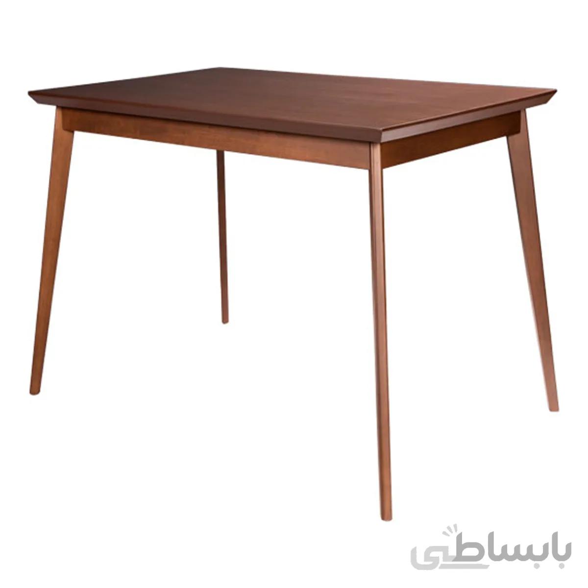 میز ناهار خوری 4 نفره ساوانا (روکش گردو)