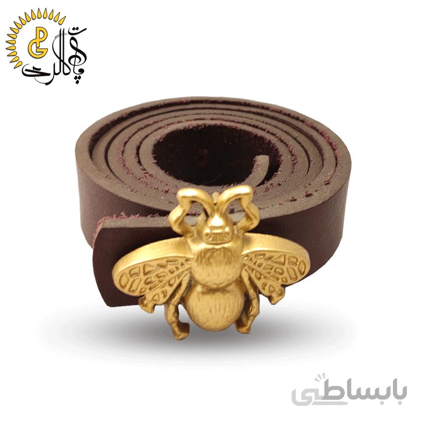 کمربند زنانه چرم کد 0617