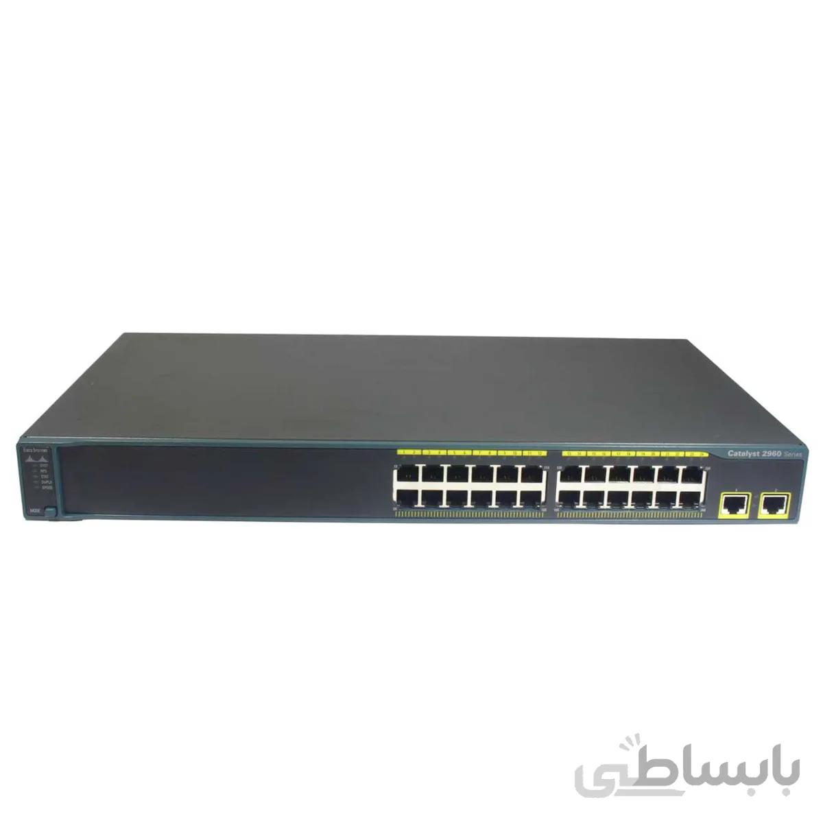 سوییچ سیسکو 24 پورت ws c2960 24tt l ا Cisco 24-port switch WS-C2960-24TT-L