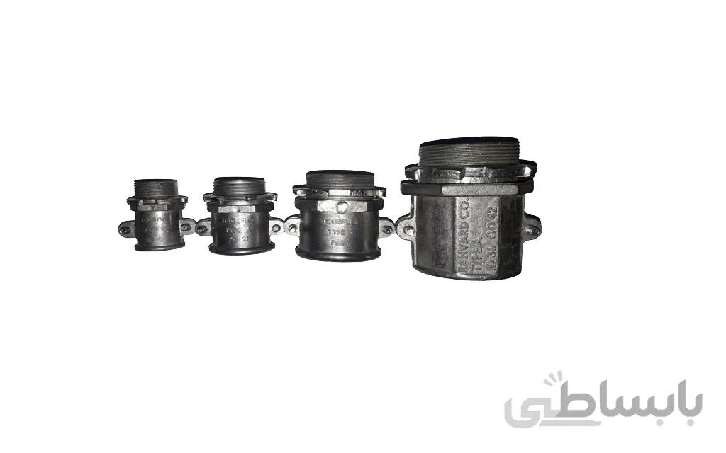 گلند فلزی لوله فلکسیبل دو پیچ ا Metal gland Double screw flexible pipe