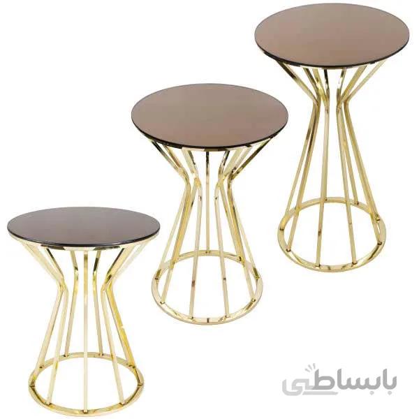 میز عسلی مدل 016 مجموعه 3 عددی در 2 رنگ