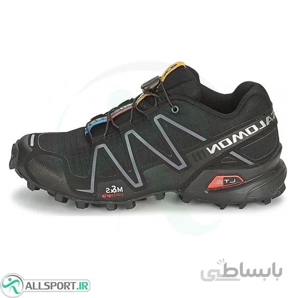 کتانی رانینگ مردانه سالومون Salomon Speedcross 3 black metalic