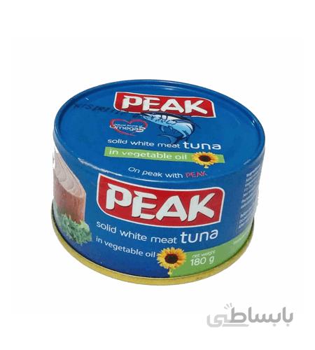 کنسرو ماهی تن در روغن گیاهی 180 گرم پيک