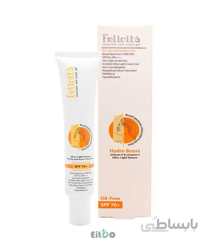 فلیچیتا کرم ضد آفتاب بی رنگ-spf70