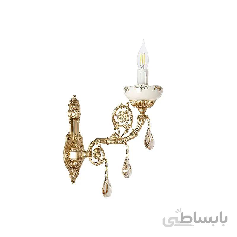 چراغ دیواری تک شعله چشمه نور مدل C2910/1W-A