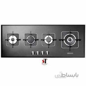 اجاق گاز ۴ شعله صفحه ای استیل البرز مدل G-4101 ا oven of Alborz Steel model G 4101