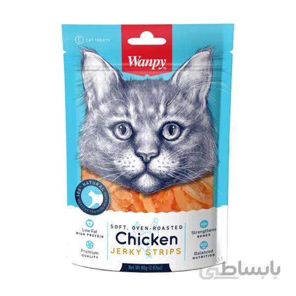 تشویقی گربه ونپی مدل CHICKEN JERKY STRIPS