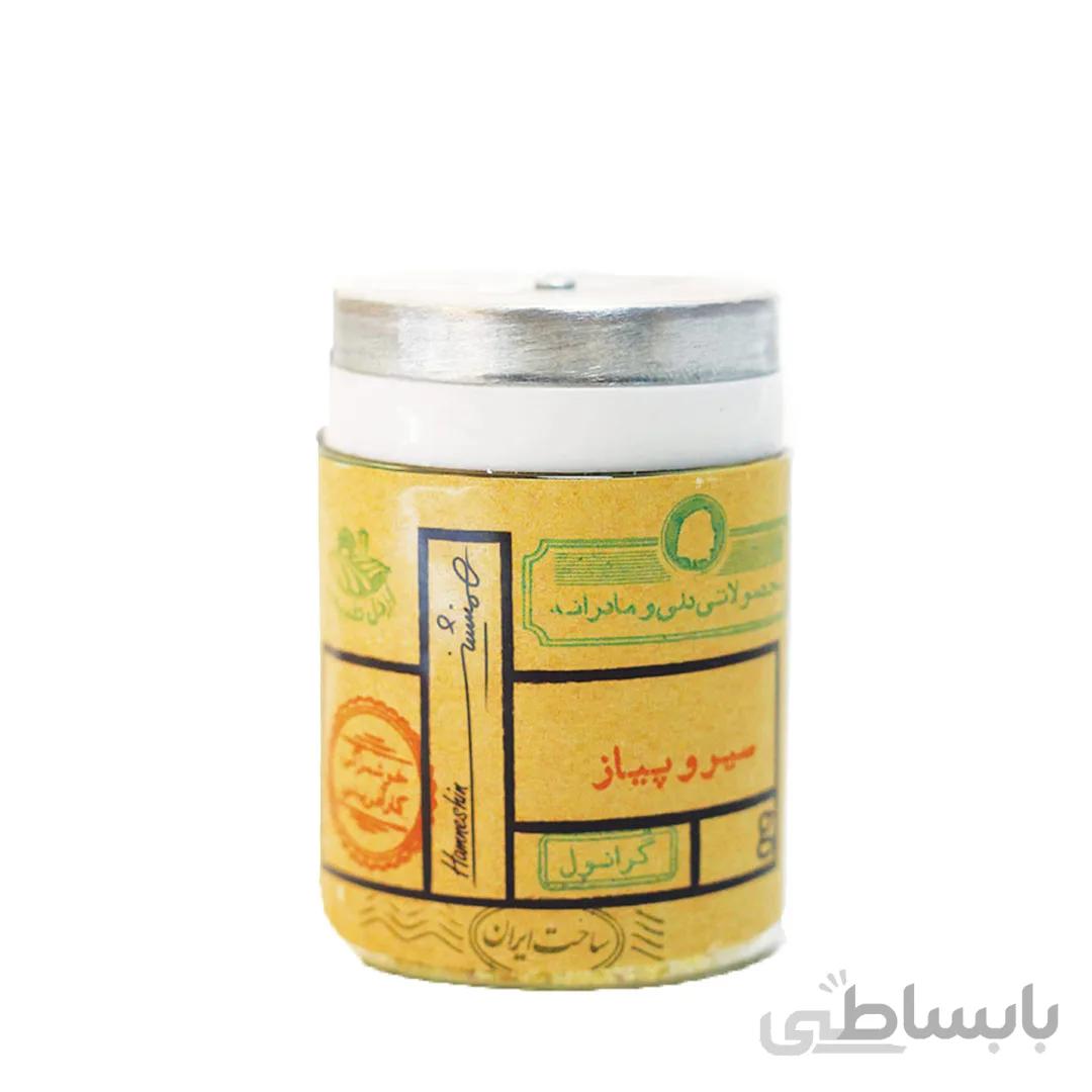 گرانول سیر و پیاز همنشین