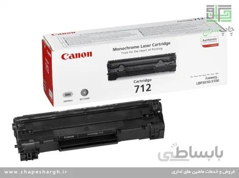 کارتریج تونر لیزری کانن 712 ا کارتریج مشکی 1500 برگ