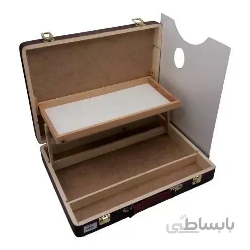 جعبه نقاشی MDF تیره دو طبقه پارس بوم