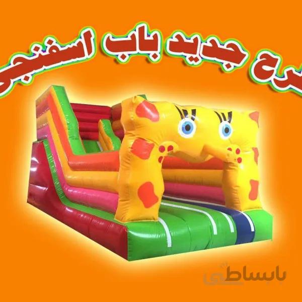 سرسره بادی طرح باب اسفنجی