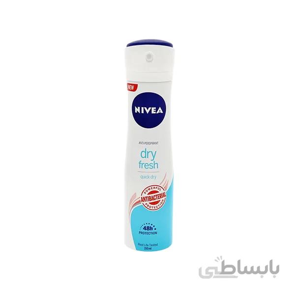 اسپری دئودورانت زنانه نیوآ درای فرش Nivea ا برند :