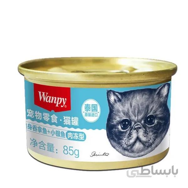 کنسرو گربه با طعم ماهی تن ونپی – Wanpy Tuna