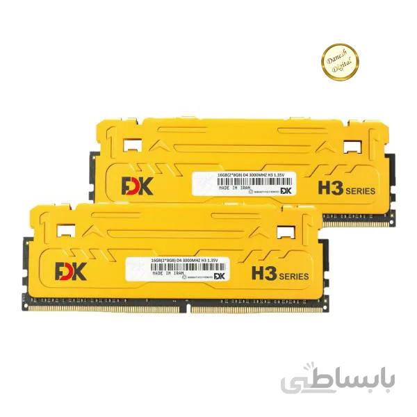 رم کامپیوتر FDK CL16 H3 Series 16GB/DDR4/3000