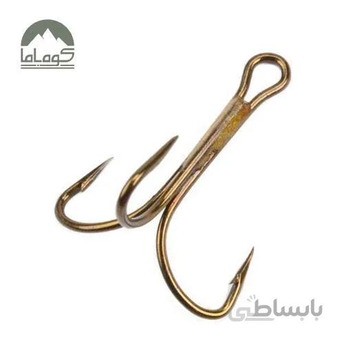 قلاب سه شاخه Mustad برنزی